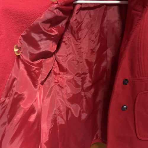 Red coat used, size 50, Assy Fashion