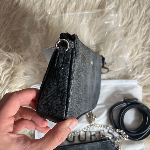 Guess set of 2 new black shoulder bags