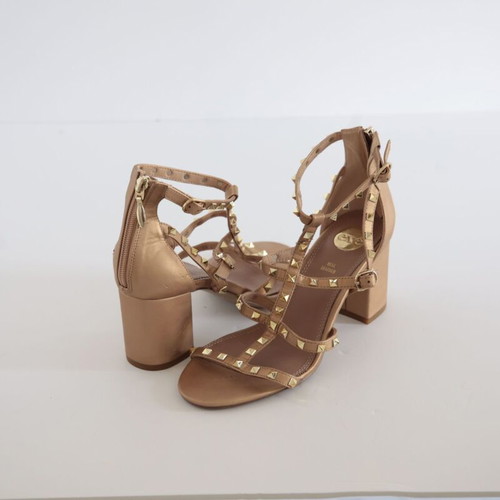 Exe women's sandal size 39, brown and gold