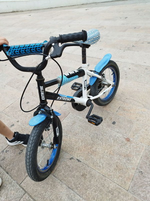 Παιδικό BMX ποδήλατο μεταχειρισμένο, μπλε, για ηλικίες 4-6 ετών