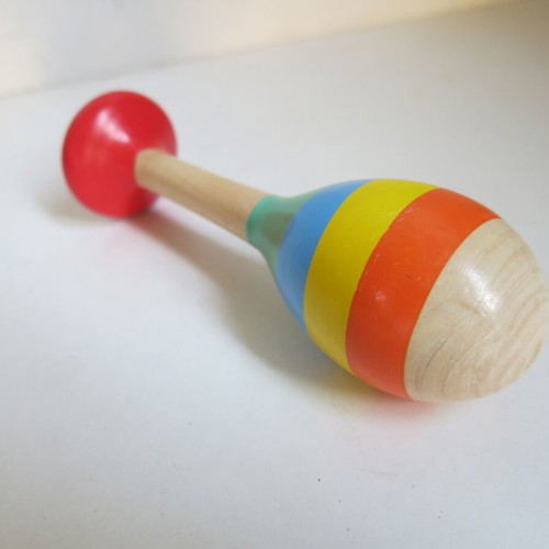 Wooden maracas used, 1 piece Hema