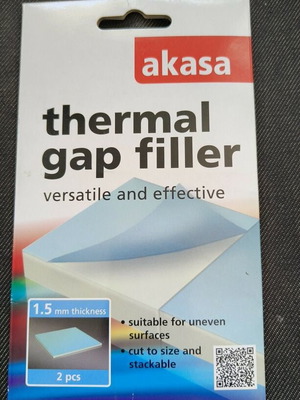 Akasa Thermal Pad Filler καινούργιο, 1.5 mm, 2 κομμάτια