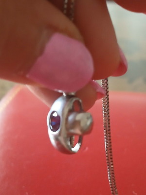925 Silver Cross Pendant with 42 cm Chain like new