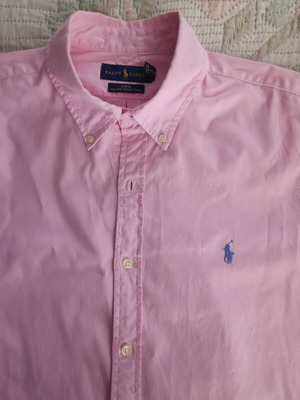 Πουκάμισο Polo Ralph Lauren ροζ μέγεθος L σαν καινούργιο