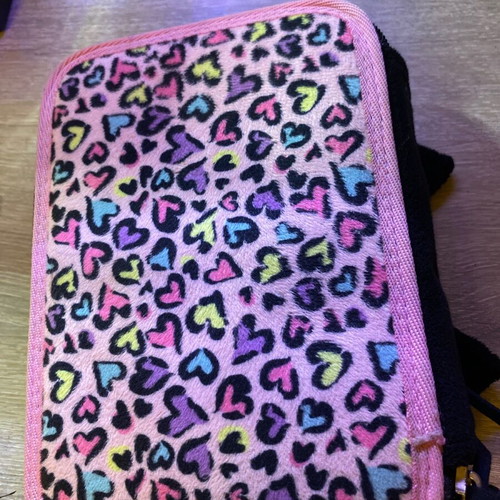 Pencil case like new with gift contents