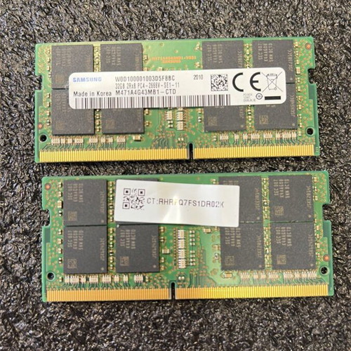 Samsung 64GB (2x32GB) DDR4 PC4-2666V RAM like new