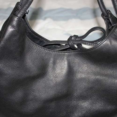 Marella leather handbag like new, black and brown