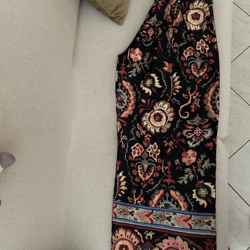 A-Style printed airy viscose palazzo pants Small