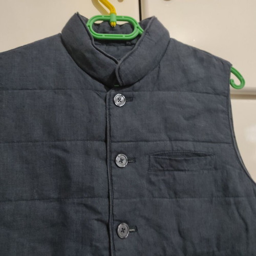 John Henric men's vest L like new, blue