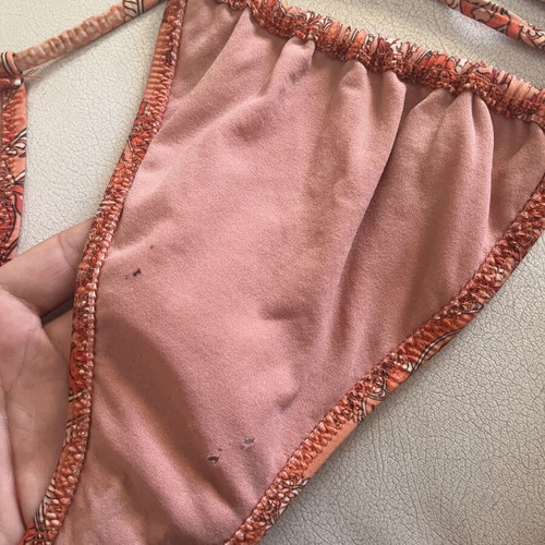 Vassia Kostara limited edition women's swimsuit like new, red and orange