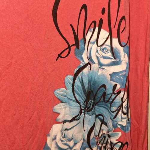 Pink Smile dress elastic new, size L