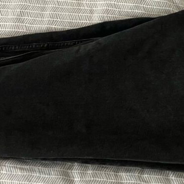 Pull and Bear cropped jeans like new, size 31, black and grey