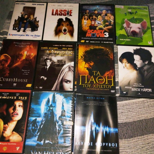 11 DVD movies like new with subtitles