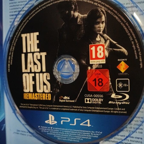 The Last of Us Remastered PlayStation 4 Greek version used