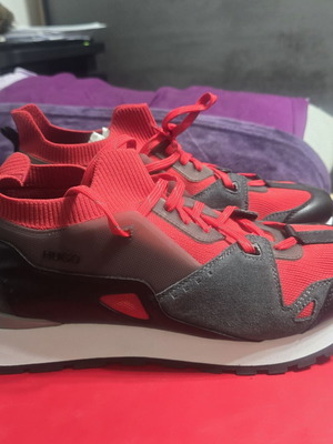 Hugo Boss Cubite Runn Knmx sneakers size 43 new red