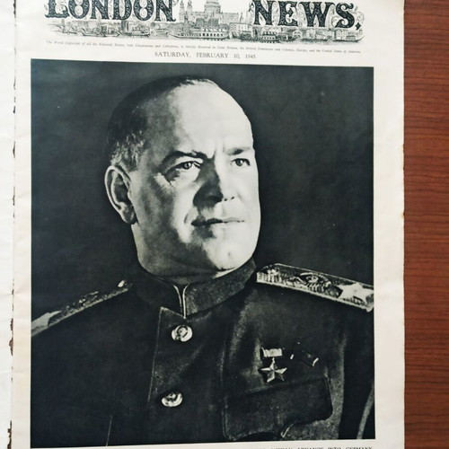 The Illustrated London News magazine used, edition 10-2-1945