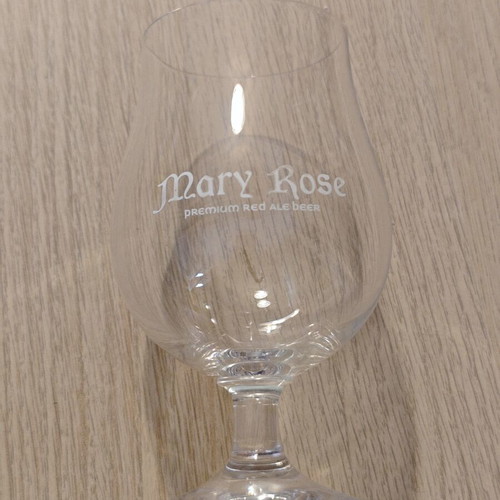 Mary Rose beer glass, new