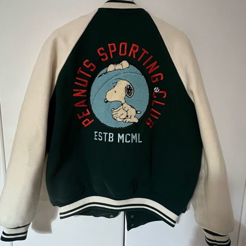 Zara Peanuts college jacket size M with normal minor wear