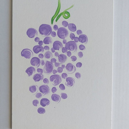 Handmade painting on thin canvas, like new