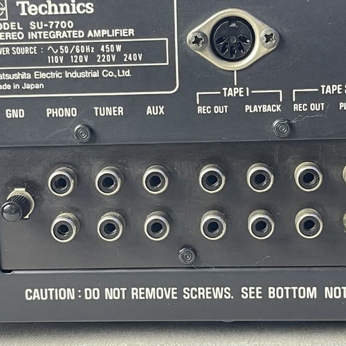 Technics SU-7700 Vintage Stereo Integrated Amplifier used, made in Japan