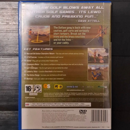 Outlaw Golf 2 PS2 μεταχειρισμένο αθλητικό παιχνίδι