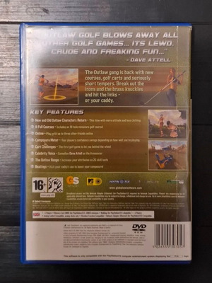 Outlaw Golf 2 PS2 μεταχειρισμένο αθλητικό παιχνίδι