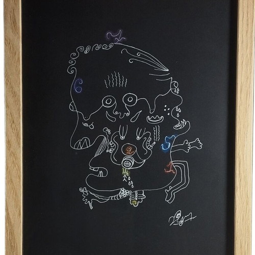 The 7 Chakras Energy Art Print new with frame