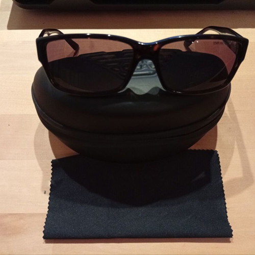 Emporio Armani sunglasses used, brown lens, size S, with case and cloth