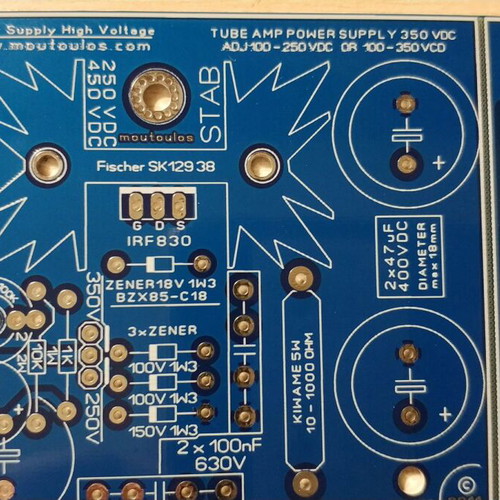 Tube Power Supply PCB AIO Blue new
