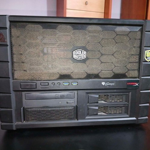 Cooler Master HAF XB Evo Cube Case used, high airflow gaming and test bench