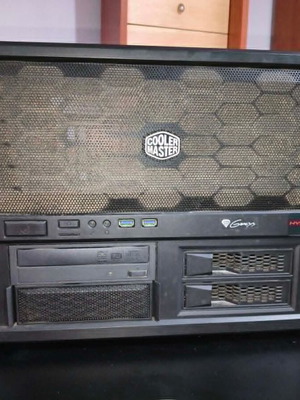 Cooler Master HAF XB Evo Cube Case used, high airflow gaming and test bench