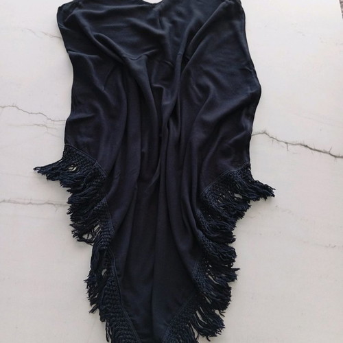 Boho Calzedonia beach dress used, size Small/Medium, black