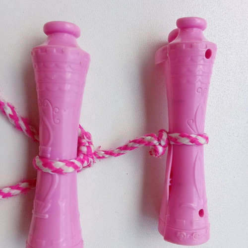Children's rhythmic skipping rope 1.80m used, pink