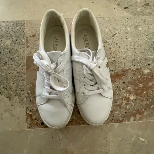Ralph Lauren shoes used, white, size 38