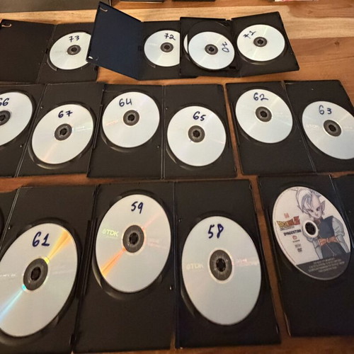 Dragon Ball Z DVD Collection DeAgostini Greece like new, dubbed, 40 DVDs