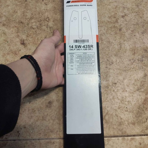 Visco 14 SW-43SR chainsaw bar new