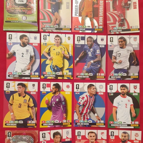 FIFA World Cup 2026 Adrenalyn XL cards new, Panini pack