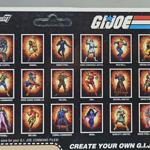 Super7 GI Joe Cobra Commander ReAction+ action figure new 3.75''