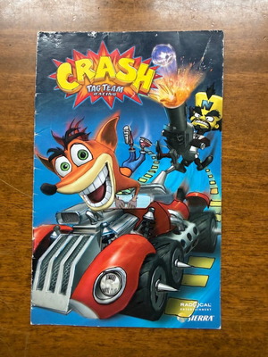 Crash Tag Team Racing manual μεταχειρισμένο για PlayStation 2 στα Αγγλικά
