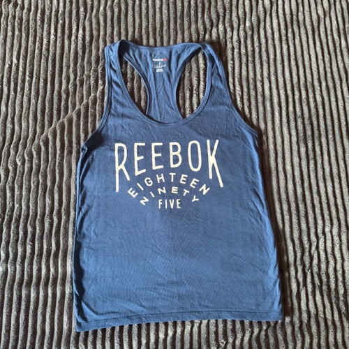 Reebok sleeveless t-shirts used, size S, blue, set of 2