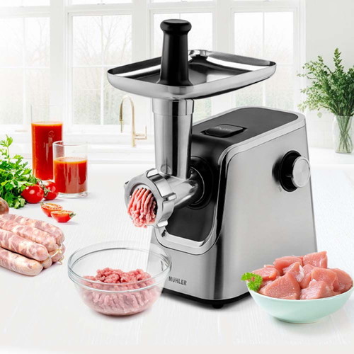 Muhler MG-1808TS Meat Grinder 1800W with Tomato Attachment new