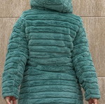 Biston jacket new, reversible, turquoise