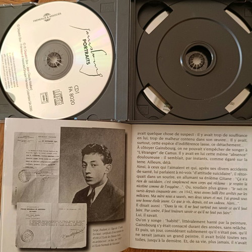 Gainsbourg Portraits double CD used with booklet