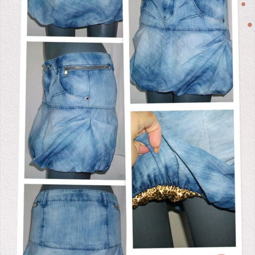 Franco Callegari denim skirt like new, sizes S/M