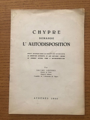 Chypre demande l' autodisposition book used