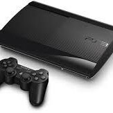 Sony Playstation 3 Super Slim console faulty, used, black