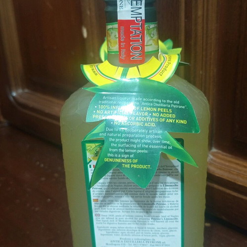 Limoncello Petrone 100% new traditional Italian lemon liqueur