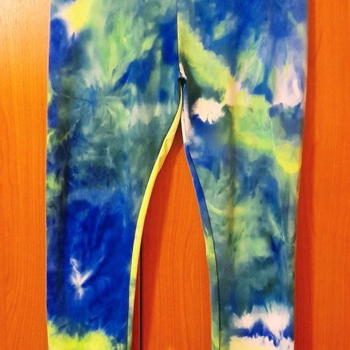 Sports leggings multicolored like new, size M-L