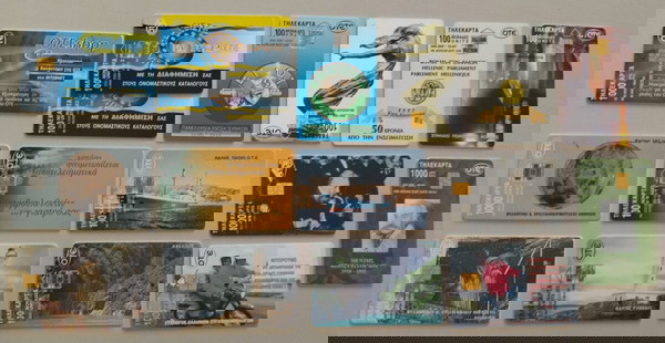  16 tilekartes tou 1996-2000