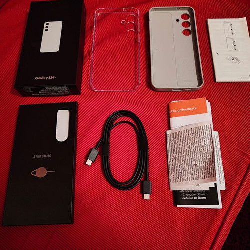 Samsung Galaxy S24 Plus 256GB 12GB Dual SIM smartphone like new, silver